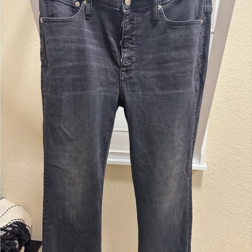 J. Crew Women's Charcoal Cropped Jeans